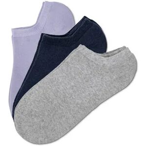 Tchibo - 3 Paar warme Sneakersocken - Dunkelblau/Meliert - Gr.: 39-42 Baumwolle 1x 39-42 female