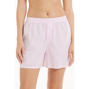 Tezenis Shorts aus bedrucktem Baumwolltuch Frau Weiß Größe M