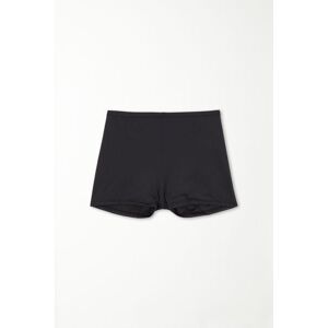 Tezenis Culotte-Bikinishorts aus recycelter Mikrofaser Frau Schwarz Größe XS