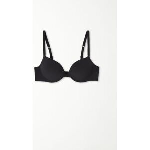 Tezenis Push-up-BH Moscow aus recycelter Mikrofaser Frau Schwarz Größe 80B