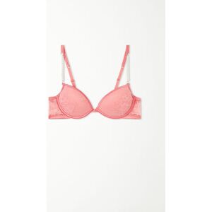 Tezenis Push-up-BH Moscow Pearl Pink Lace Frau Hellrosa Größe 70B