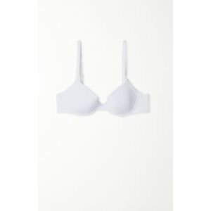 Tezenis Push-up-BH Athens aus Mikrofaser Frau Weiß Größe 75C