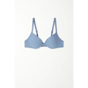 Tezenis Push-up-BH Athens aus Mikrofaser Frau Hellblau Größe 80C