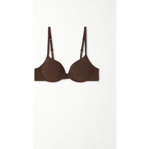 Tezenis Push-up-BH Athens aus Mikrofaser Frau Braun Größe 85B