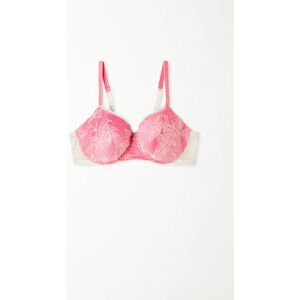 Tezenis Balconette-BH Prague Full Cover Ocean Dream Lace Frau Rosa Größe 80B