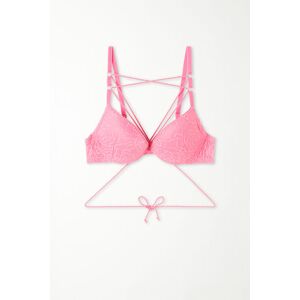 Tezenis Super-Push-up-BH Los Angeles After Midnight Lace Frau Rosa Größe 75A