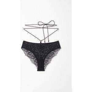 Tezenis Slip After Midnight Lace Frau Schwarz Größe L