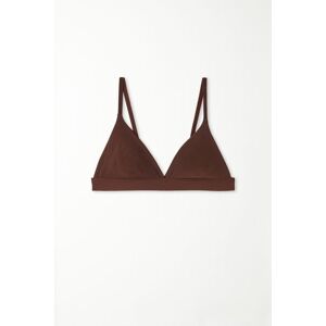 Tezenis Triangel-BH Lisbon aus recycelter Mikrofaser Frau Braun Größe 80B