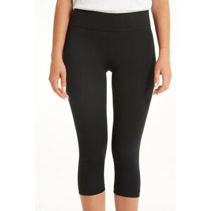 Tezenis Capri-Leggings Frau Schwarz Größe XL