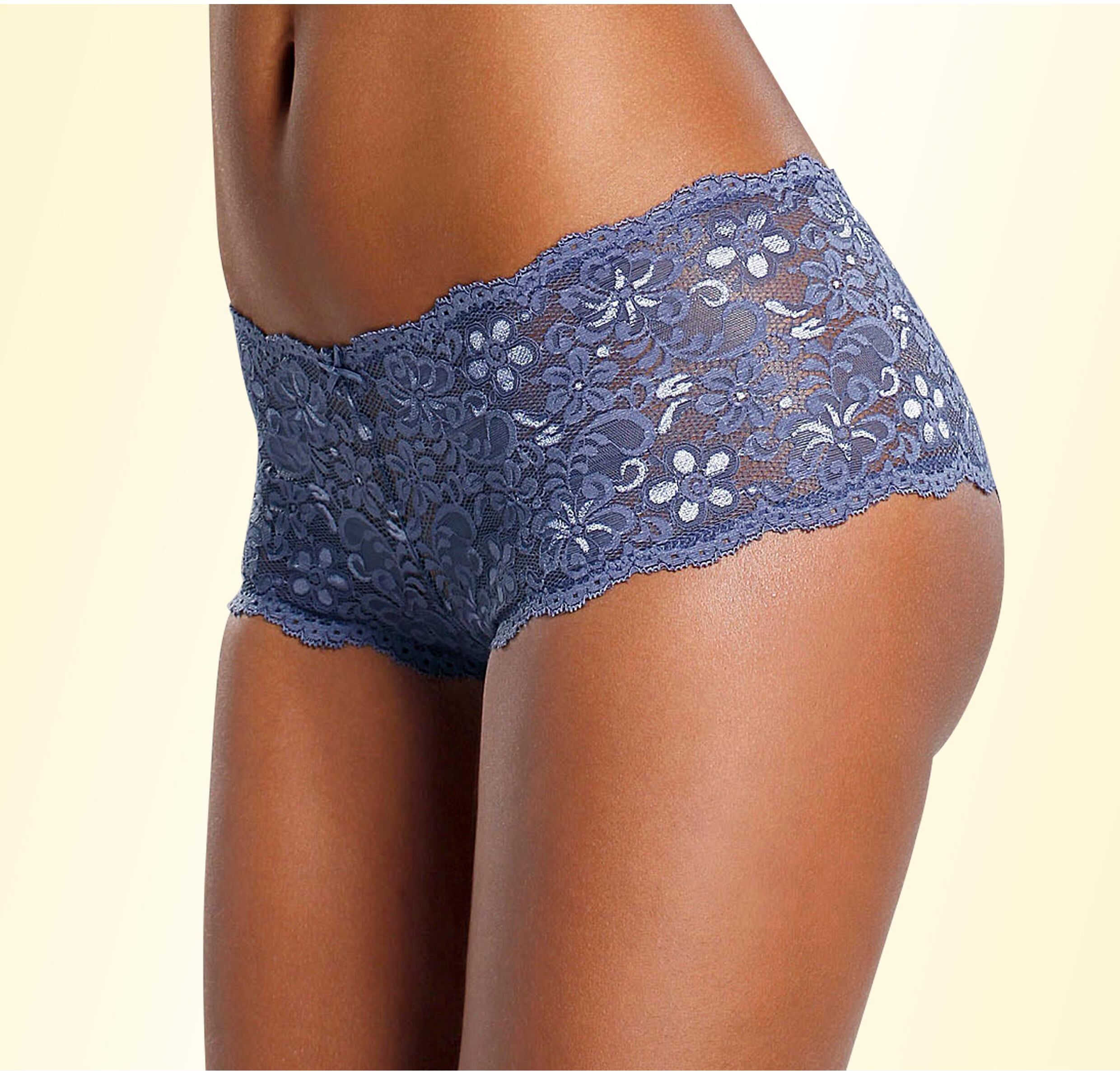 Nuance Panty, aus Spitze blau Größe 32/34 36/38 40/42 44/46