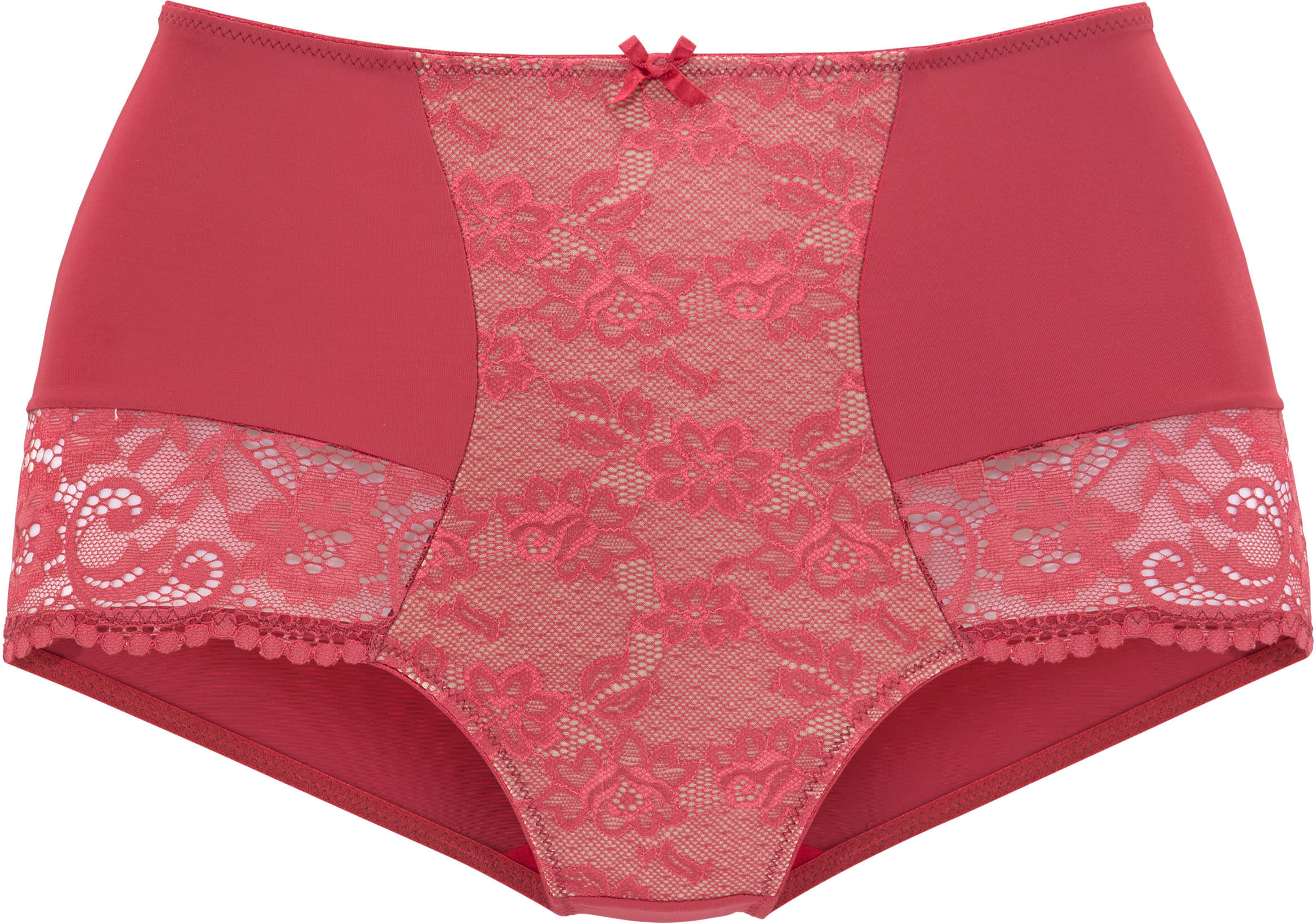 Nuance High-Waist-Panty, mit Spitzeneinsätzen  Größe 36/38 40/42 44/46 48/50 52/54