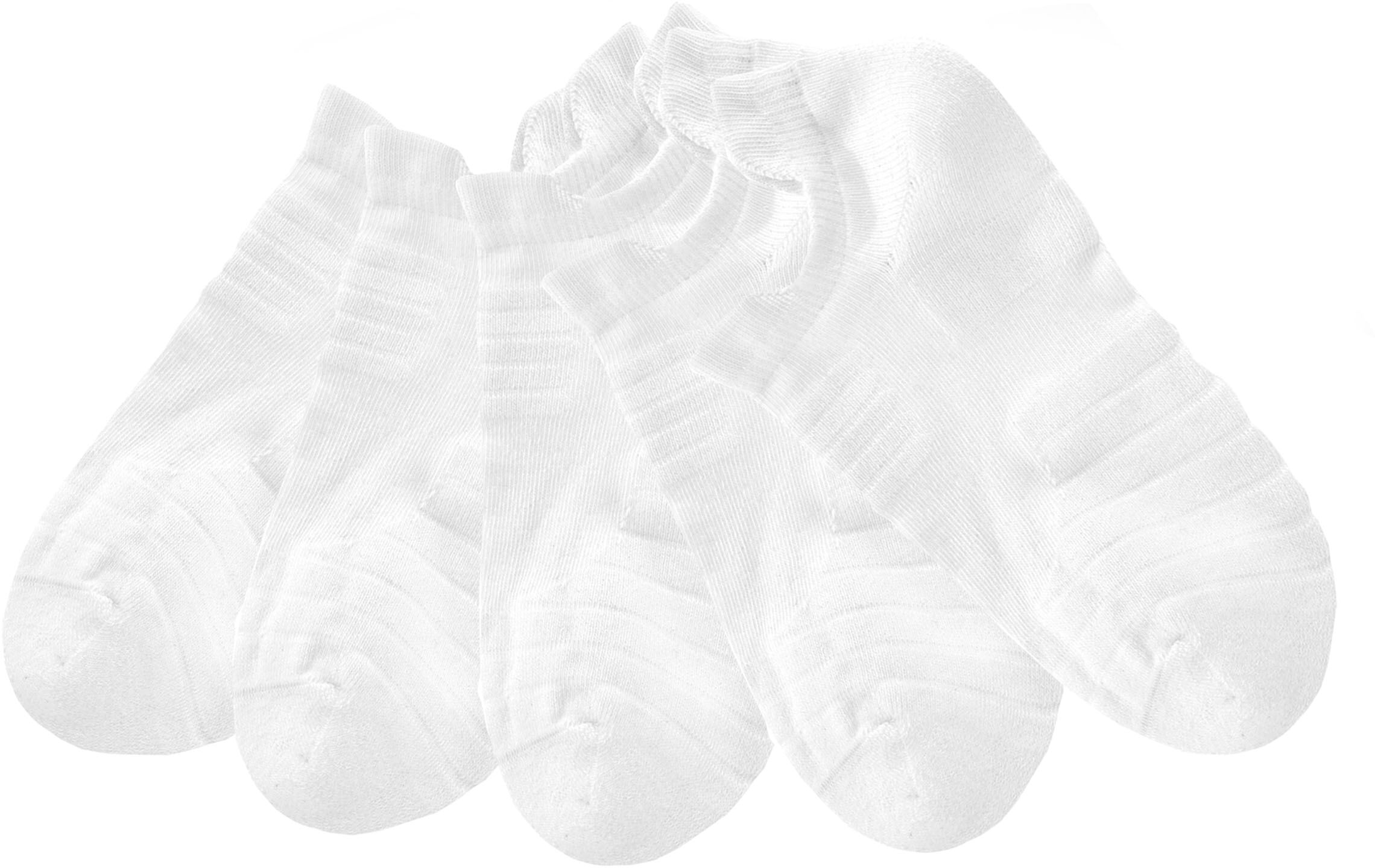 LASCANA ACTIVE Sneakersocken, (5 Paar), mit Frottee Details weiss Größe 35-38 39-42