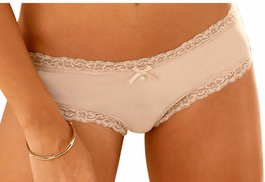 s.Oliver Panty »Everyday Fashion«, mit elastischem Spitzenbund beige Größe 32/34 36/38 40/42 44/46