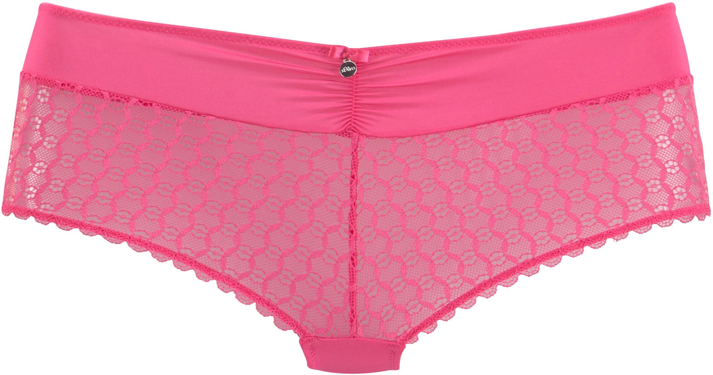 s.Oliver Panty »Estelle«, aus floraler Spitze Floral Pink Größe 32/34 36/38 40/42 44/46