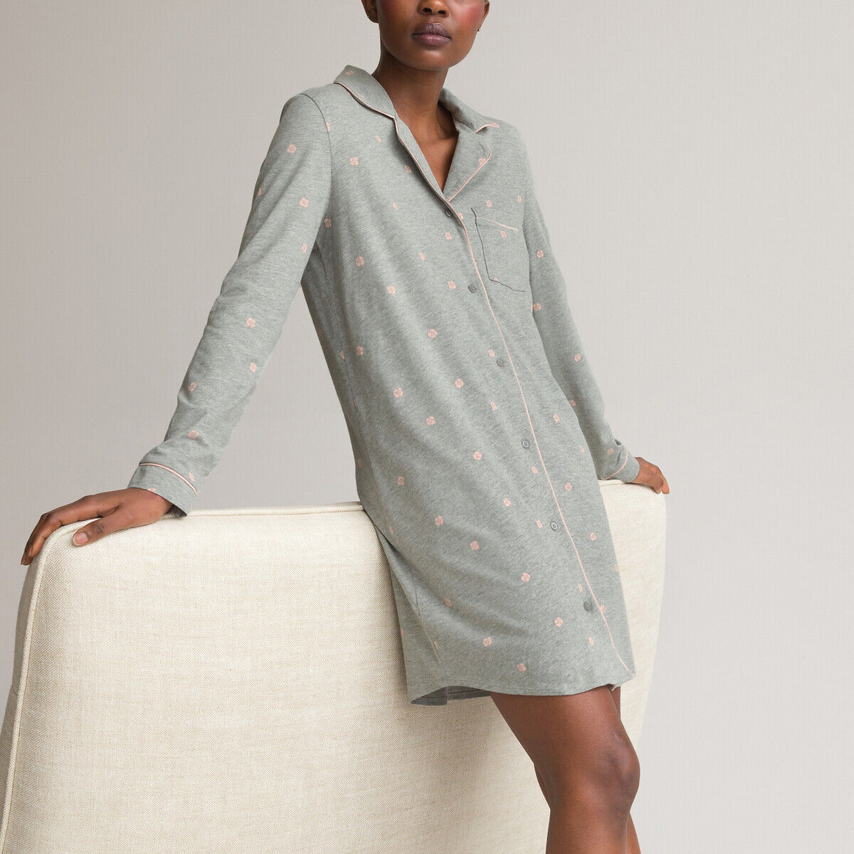 LA REDOUTE COLLECTIONS Nachthemd im klassischen Pyjama-Stil, bedruckt ANDERE
