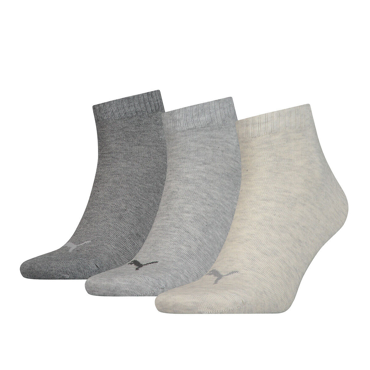 Puma 3er-Pack Sportsocken SCHWARZ;GRAU;WEISS