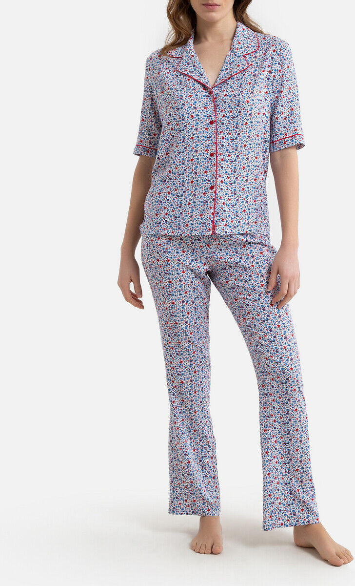 LA REDOUTE COLLECTIONS Pyjama mit Blumenmuster MEHRFARBIG