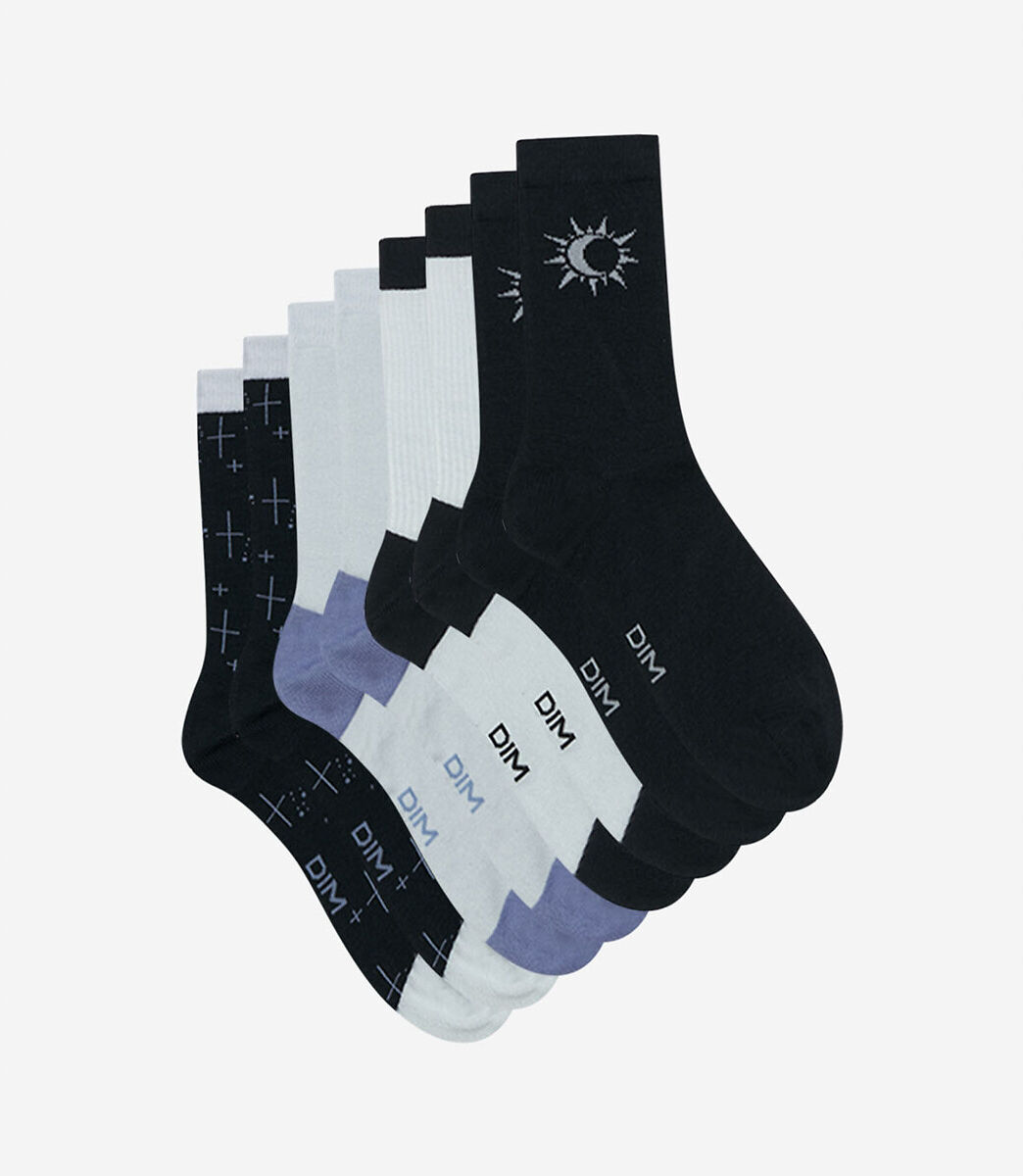 DIM 4er-Pack Socken ANDERE;BLAU