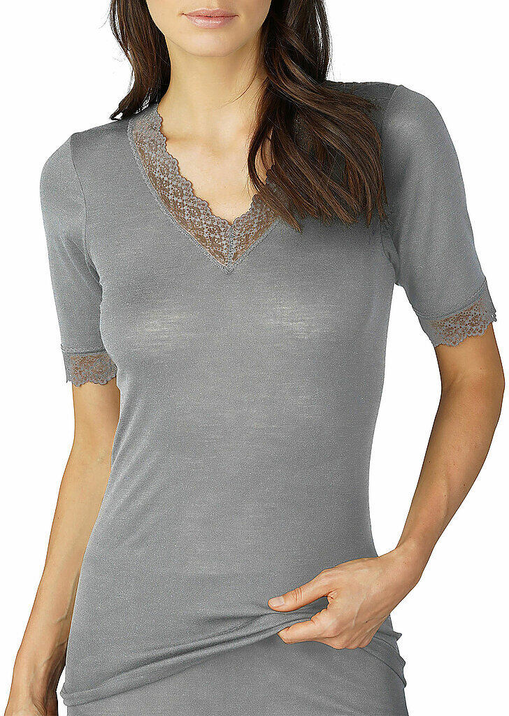 MEY T Shirt " Silk Touch " grau   Damen   Größe: 38   66002