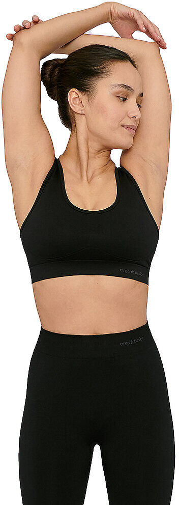 ORGANIC BASICS Active Workout BH schwarz   Damen   Größe: M-L   OB10031