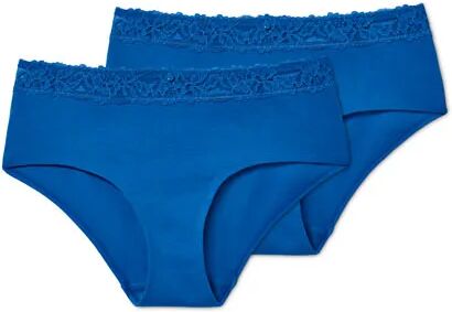 Tchibo - 2 Pantys - Blau - Gr.: M Baumwolle Blau M 40/42