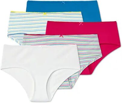 Tchibo - 5 Pantys - Weiss/Meliert - Gr.: XL Baumwolle 1x XL 48/50