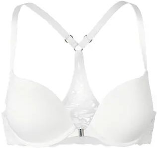 Tchibo - Push-up-BH mit Ringerrücken - Weiss - Gr.: 85B Polyester  85B