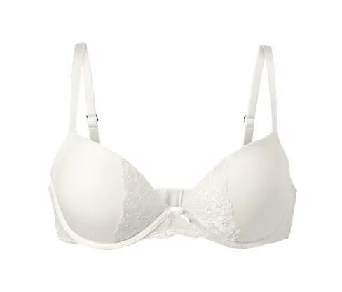 Tchibo - Push-up-BH mit Spitze - Creme - Gr.: 80B Polyurethan  80B