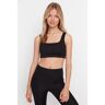 Trendyol Sports Bra - Schwarz - Unifarben černá M female