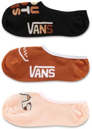 Vans PONOŽKY VANS BCA CANOODLES 1-6 3PK WMS - černá - univerzální