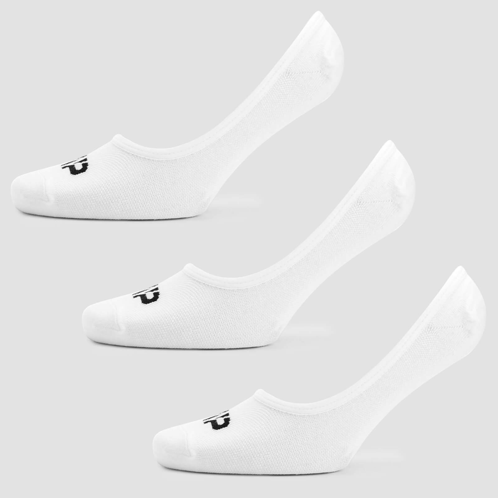 Mp Dámské invisible ponožky - Bílé - UK 3-6