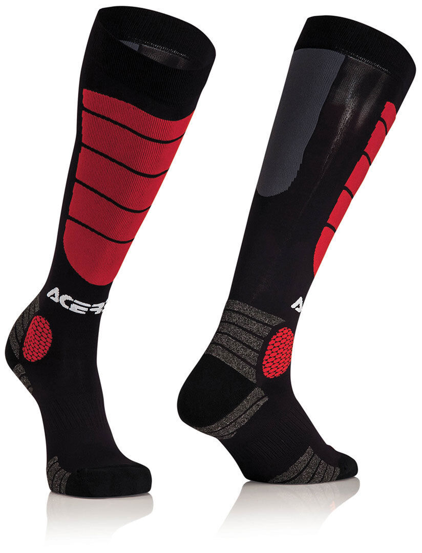Acerbis Motocross Impact Ponožky L XL Černá červená