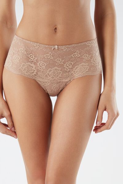 Intimissimi Krajkové Dámské Boxerky Žena Prírodní Size 3