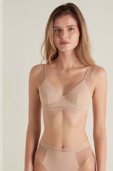 Tezenis Balkonetka Paris Invisible Soft Žena Prírodní Größe 3B