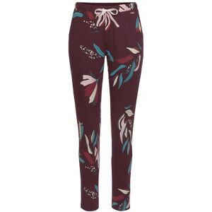 S.Oliver Damen Pyjamahose Bordeaux-Geblümt Gr.40/42