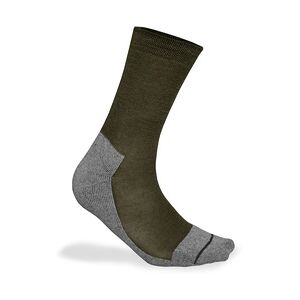 Winter Klima Trekkingsocken Cotton/Wool oliv, Größe 42-44