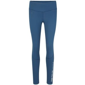 TOM TAILOR Damen Tights in Ankle Länge, blau, Textprint, Gr. L