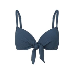 TOM TAILOR Damen Push-Up Bikinitop mit Knotendetail, blau, Gr. 44B