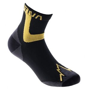La Sportiva Ultra Running Socks Gelb / Schwarz, Socken, Größe S - Farbe Black - Yellow