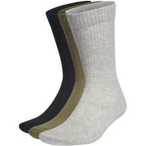 adidas Five Ten Crew Sock 3-Pack Grau / Oliv / Schwarz, Socken, Größe XS - Farbe Black - Medium Grey Heather - Focus Olive