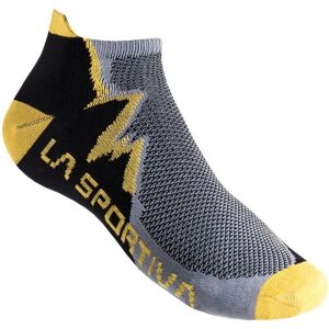 La Sportiva Ultraleichte Socke. Farbe: Gelb / Grau / Größe: S