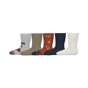 name it - Socken NMMVAGN 5er Pack in grey melange, Gr.28-30