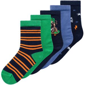 name it - Socken NMMVAGN 5er-Set in dark sapphire, Gr.28-30