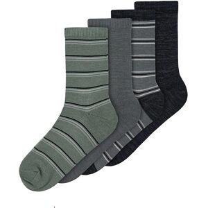 name it - Strümpfe NKMWAK WOOL 4er Pack in blue graphite, Gr.34-36