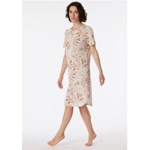 SCHIESSER Nachthemd kurzarm Blumenprint mehrfarbig - Comfort Nightwear 40 female