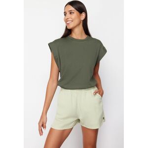 Trendyol Collection Mintgrüne Shorts Und Bermudas Aus 100 % Tencel™ für Damen - 40