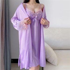 Living Mall Zweiteilige Pyjama-Sets Für Damen, Modisch, Weicher Satin, Eisseide, Nachthemd, Nachtwäsche