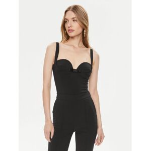 Elisabetta Franchi Body BO-012-42E2-5981 Schwarz Slim Fit 38 female