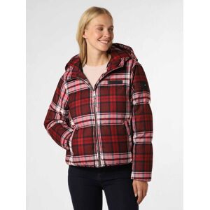 Tommy Hilfiger Daunenjacke Damen kariert, bordeaux