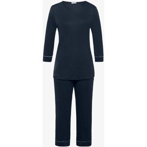 Hanro 3/4 Arm Pyjama Damen, marine